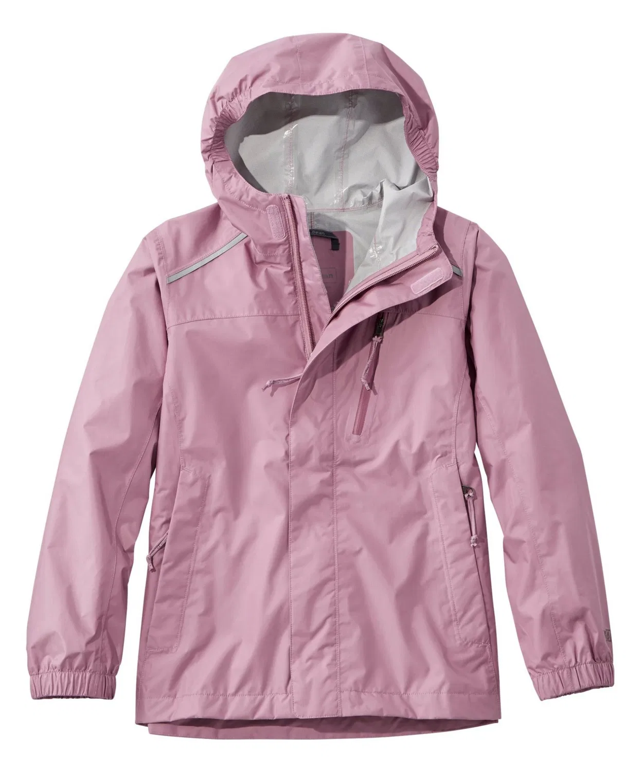 Детский дождевик L.L.Bean Traill Model с цветовыми блоками, из переработанного нейлона, фиолетовый