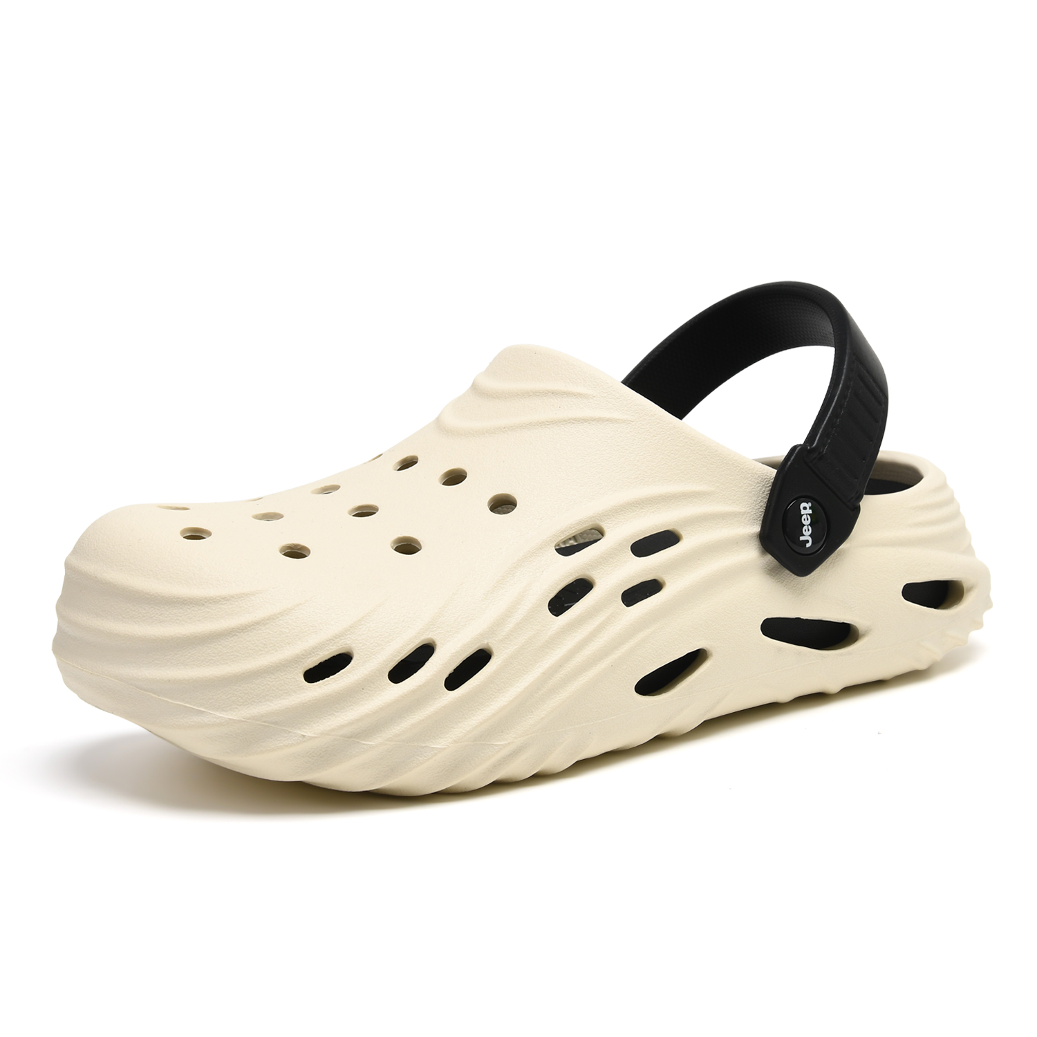 Jeep EVA Clogs мужские Ecru Black — фото 3