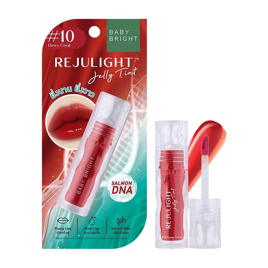 

Baby Bright Тинт для губ Rejulight Jelly 3г. 10 росистых кораллов, Dewy Coral