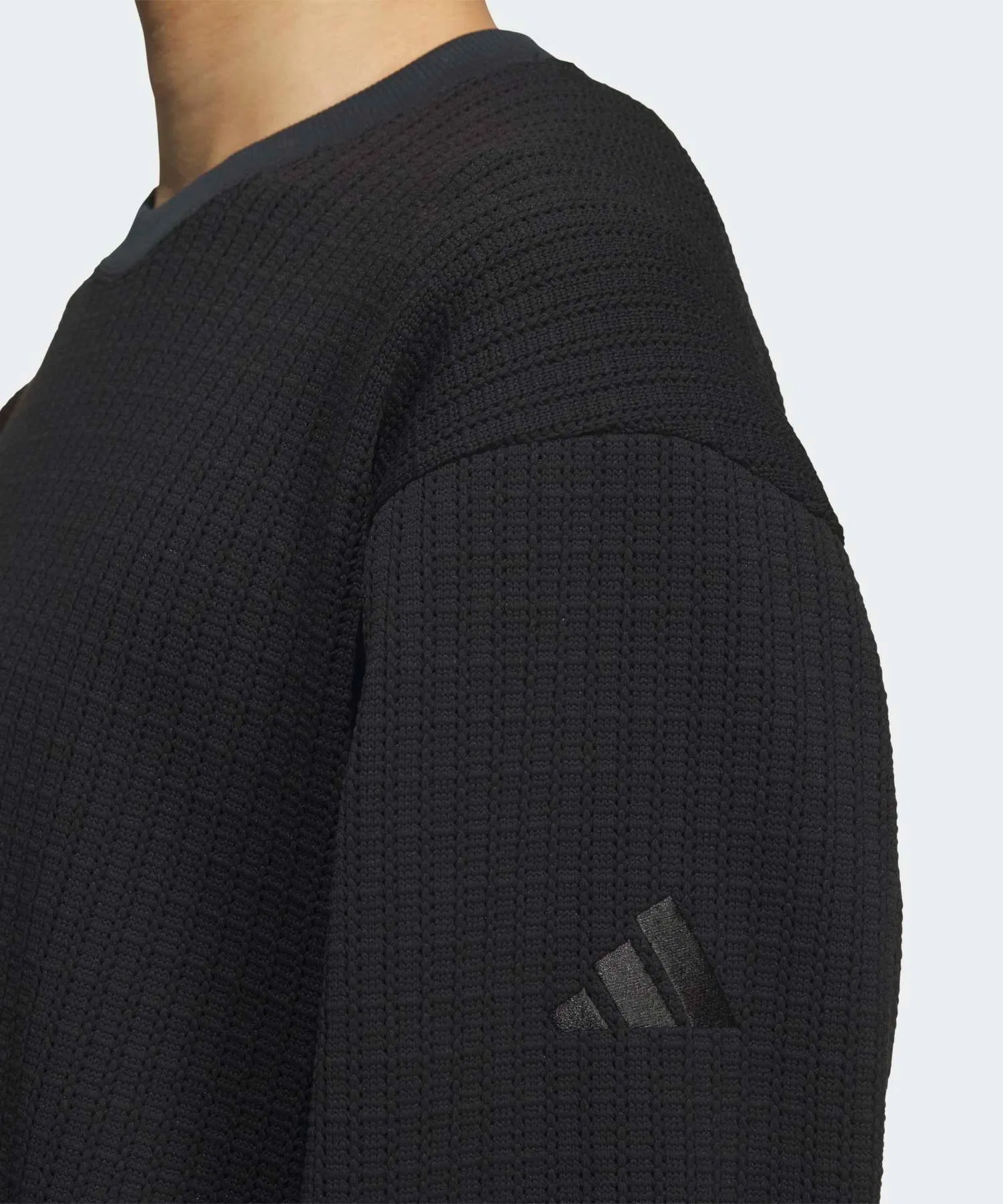 Премиальная повседневная толстовка/кроссовки/adidas из плотной вязки стандартного кроя — фото 3