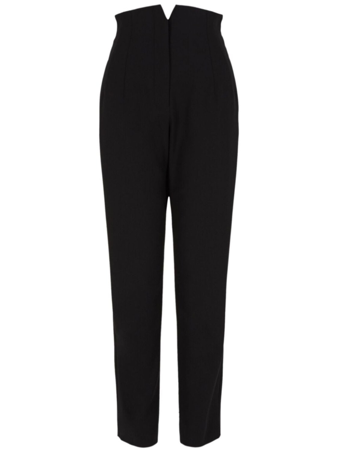 

Emporio Armani брюки из вирджинской шерсти с завышенной талией, черный