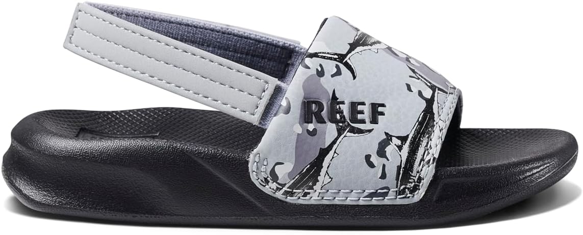 Сандалии для детей и унисекс REEF Little One, серый — фото 3