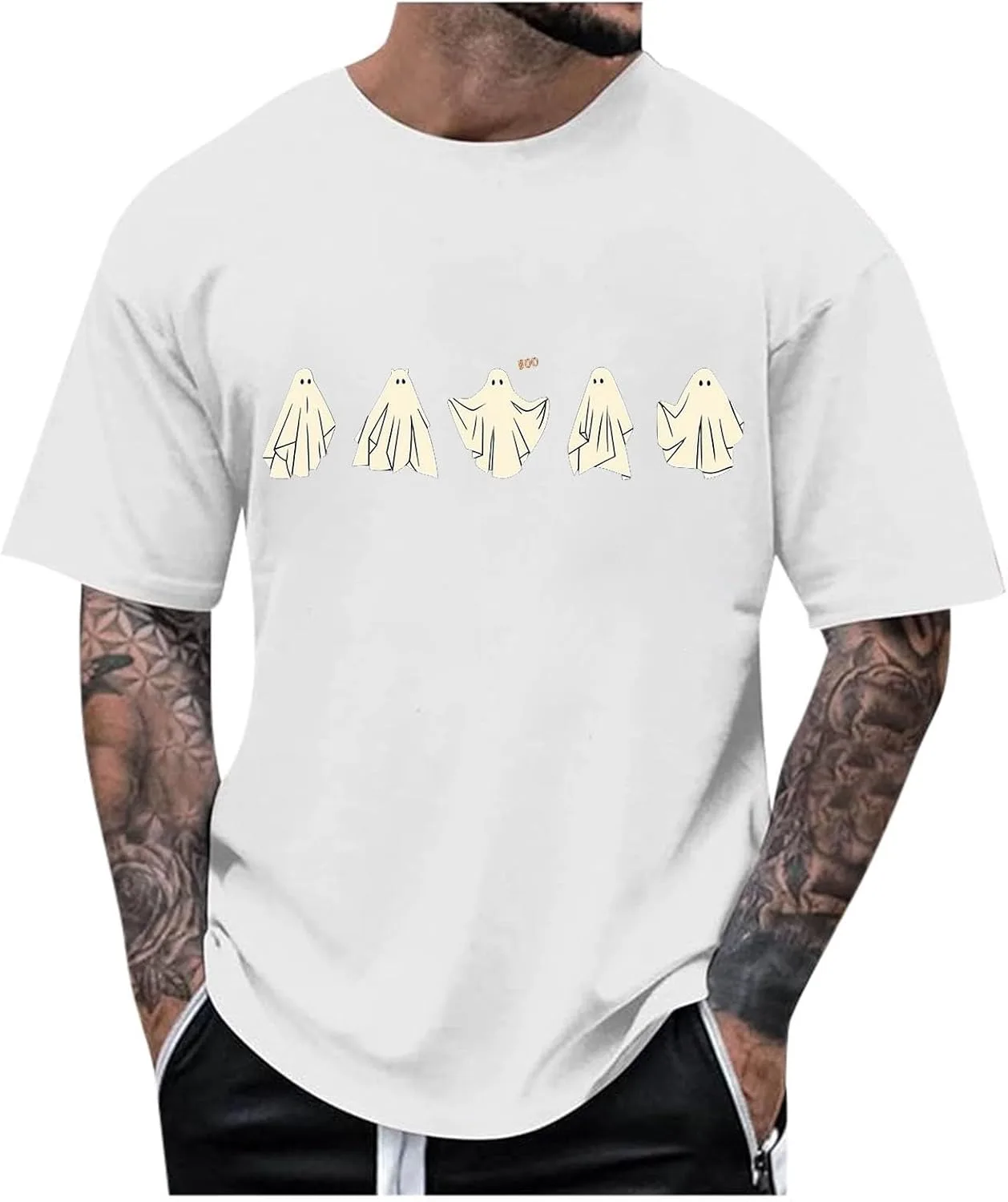 

Мужская футболка с принтом на Хэллоуин