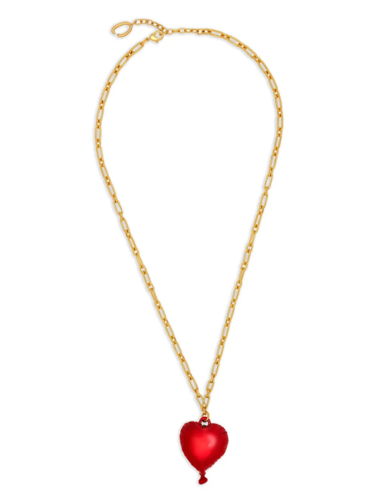 

Oscar de la Renta колье Heart Balloon с подвеской, золотой