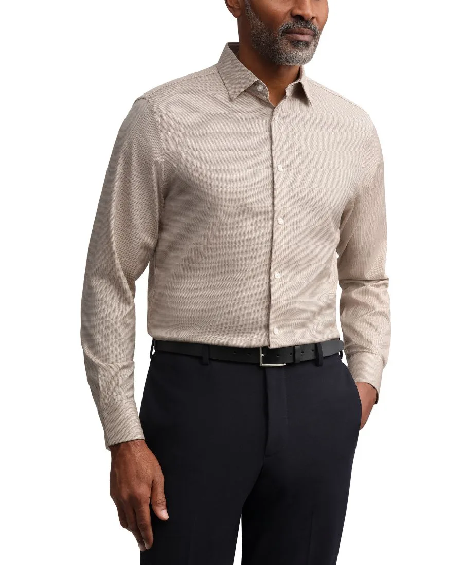 Мужская рубашка с длинными рукавами Calvin Klein, Taupe