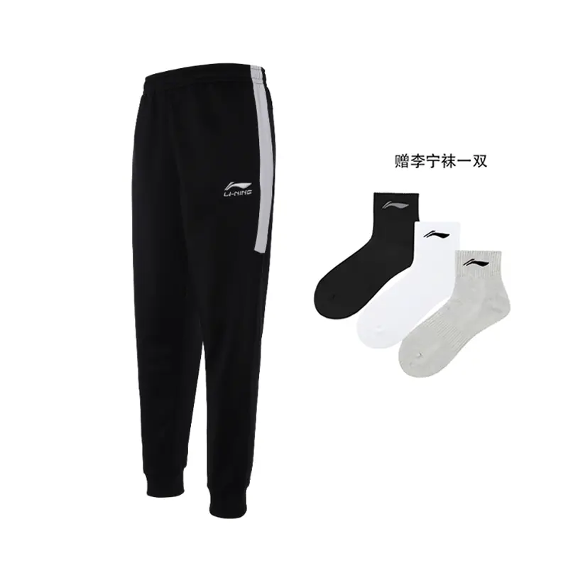 

Трикотажные спортивные брюки мужские LINING, черный