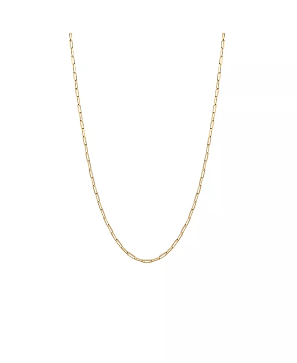 

Ожерелье из стерлингового серебра с прямоугольной цепочкой Spero London, gold