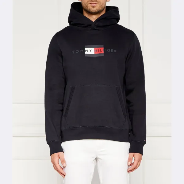 

Толстовка стандартного кроя с флагом Tommy Hilfiger, синий