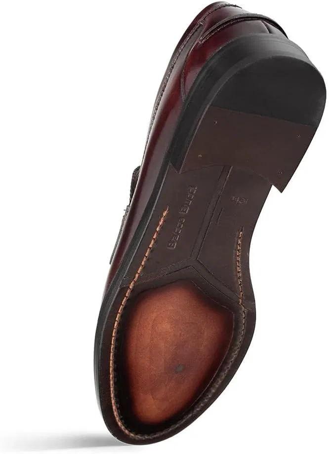 Лоферы Mezlan Moc Toe Penny Loafer, бордовый — фото 3