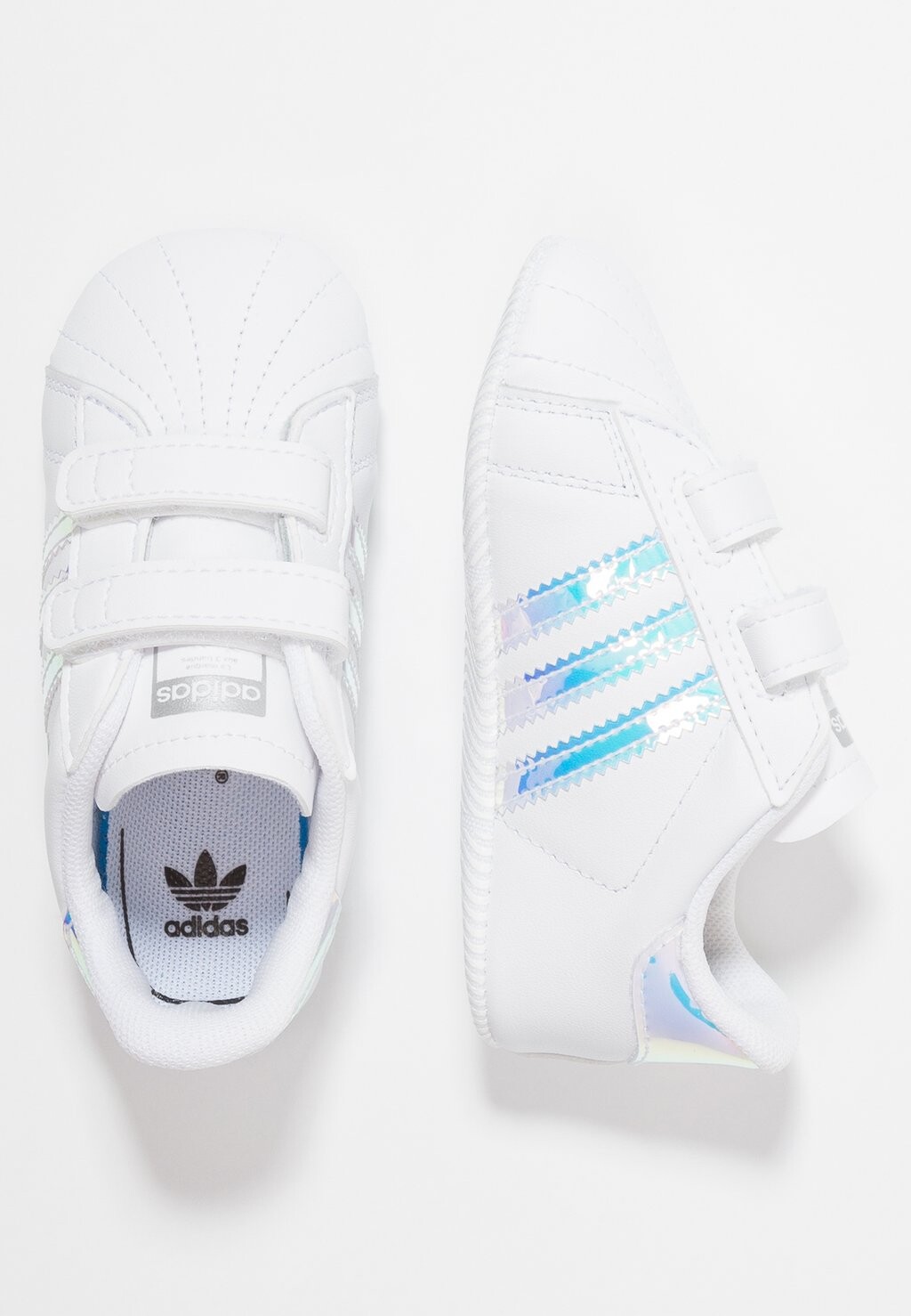 

Туфли для ползания SUPERSTAR CRIB adidas Originals, цвет footwear white/core black