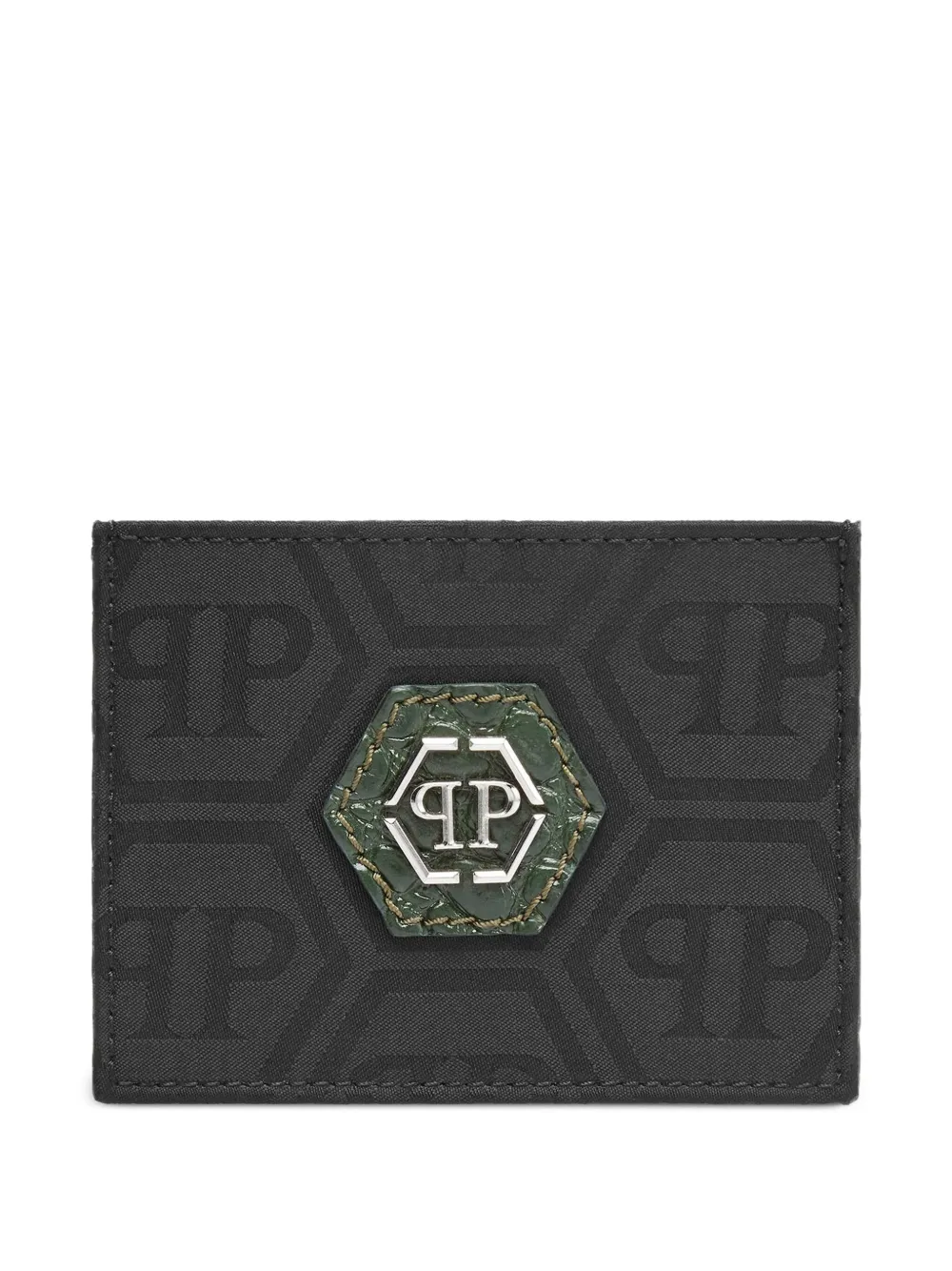 

Картхолдер с логотипом Philipp Plein, черный