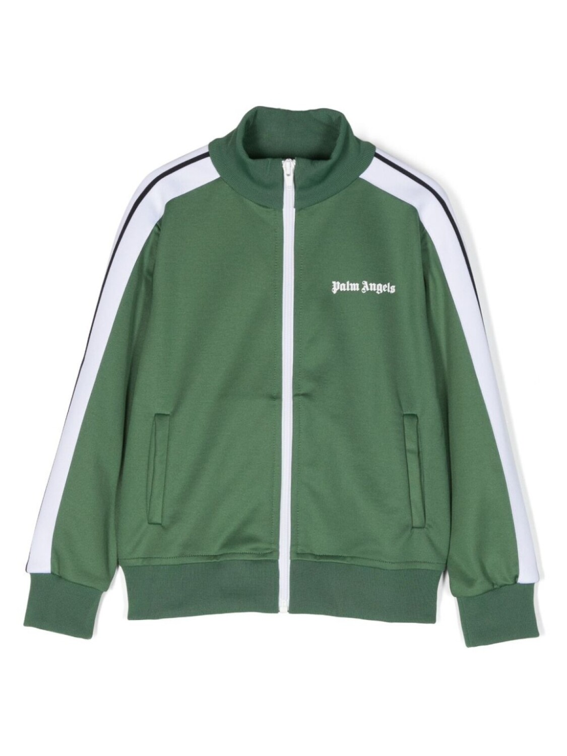 

Palm Angels Kids спортивная куртка на молнии с логотипом, зеленый
