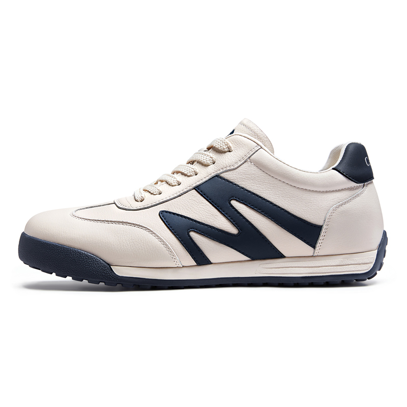 

CAMEL Немецкие армейские кеды мужские бело-голубые [со скрытой платформой], цвет White/Blue[Hidden Wedge]