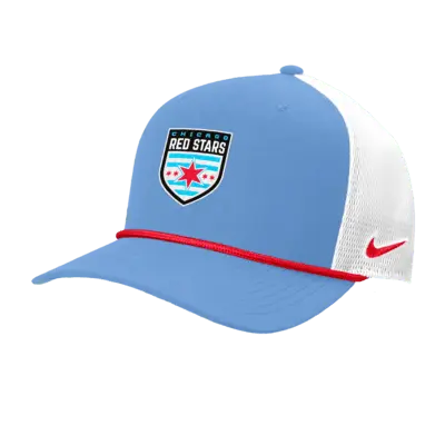 

Бейсболка Nike Chicago Red Stars NWSL Trucker Cap, цвет Valor Blue