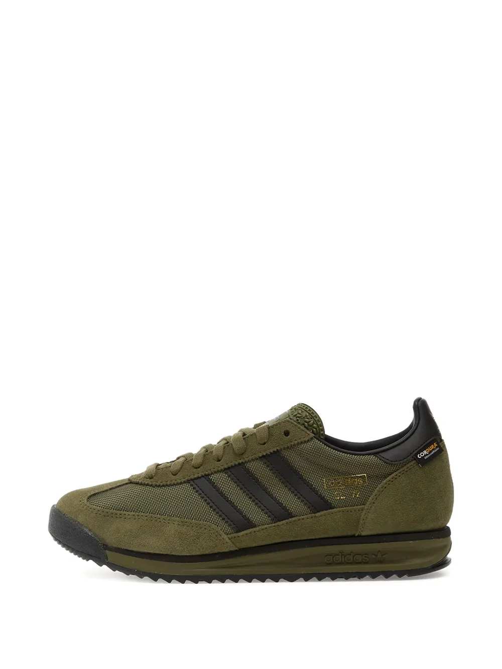 Кроссовки SL 72 RS на шнуровке Adidas, зеленый — фото 3