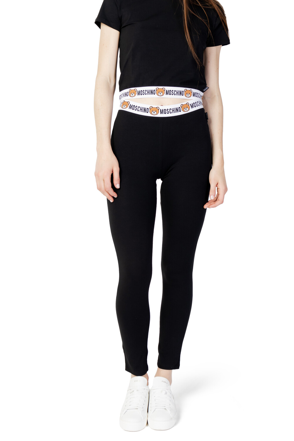 

Леггинсы Moschino Underwear с логотипом, черный