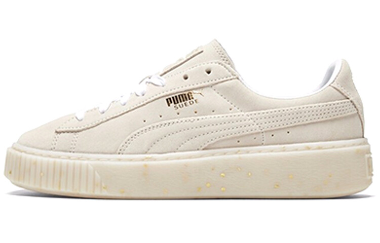 

Кроссовки PUMA Suede Platform Buff/Gold Board Shoes Women's