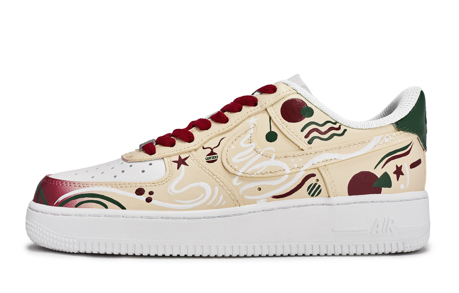 

Nike Air Force 1 811 Manufacturing, Теплые зимние низкие кроссовки для скейтбординга Star Wish, унисекс, бежевые, красные, зеленые