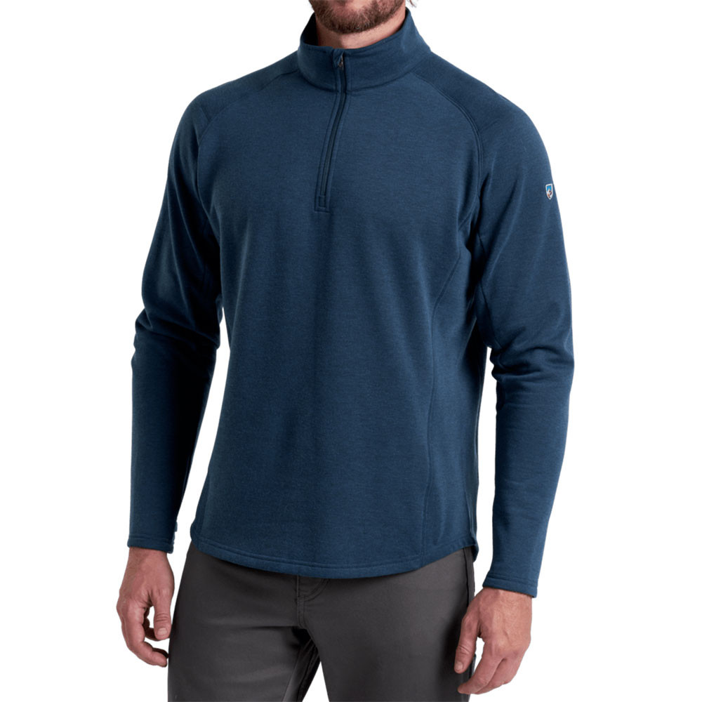 

Свитер Kuhl Influx с застежкой-молнией на четверть длины (мужской), Blue Ink