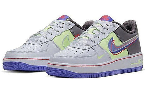 Кроссовки air force 1 низкие Nike, серый — фото 3