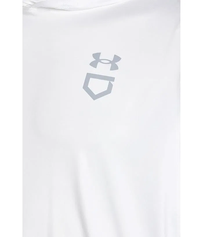 Худи легкое с капюшоном Utility короткий рукав Under Armour Kids, Apollo Orange — фото 3
