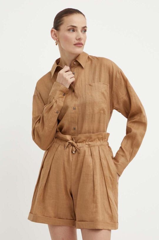 

Рубашка Boss Orange, коричневый