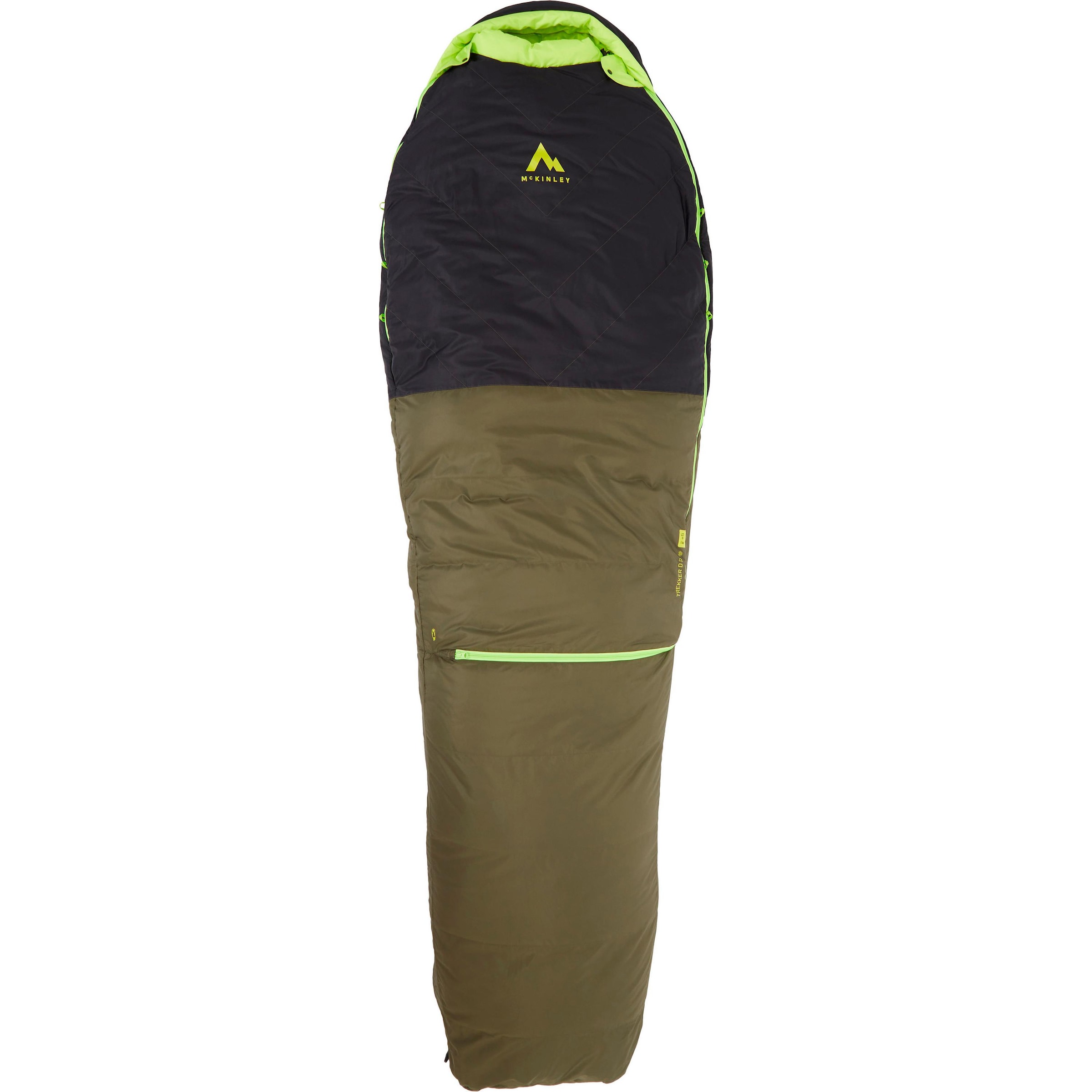 

MCKINLEY Спальный мешок 'Trekker D R 5' в цвете хаки, неоновый зеленый