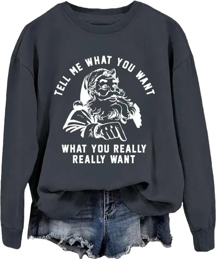 

Толстовка с капюшоном Tell Me What You Want