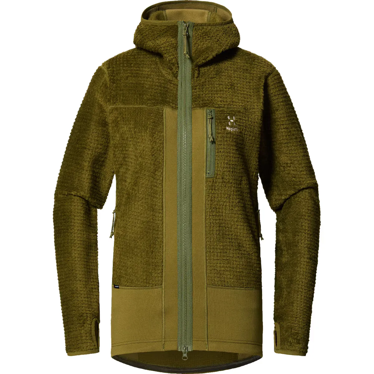 

Женский флис Vassi Mid Haglöfs, цвет Verde Oliva