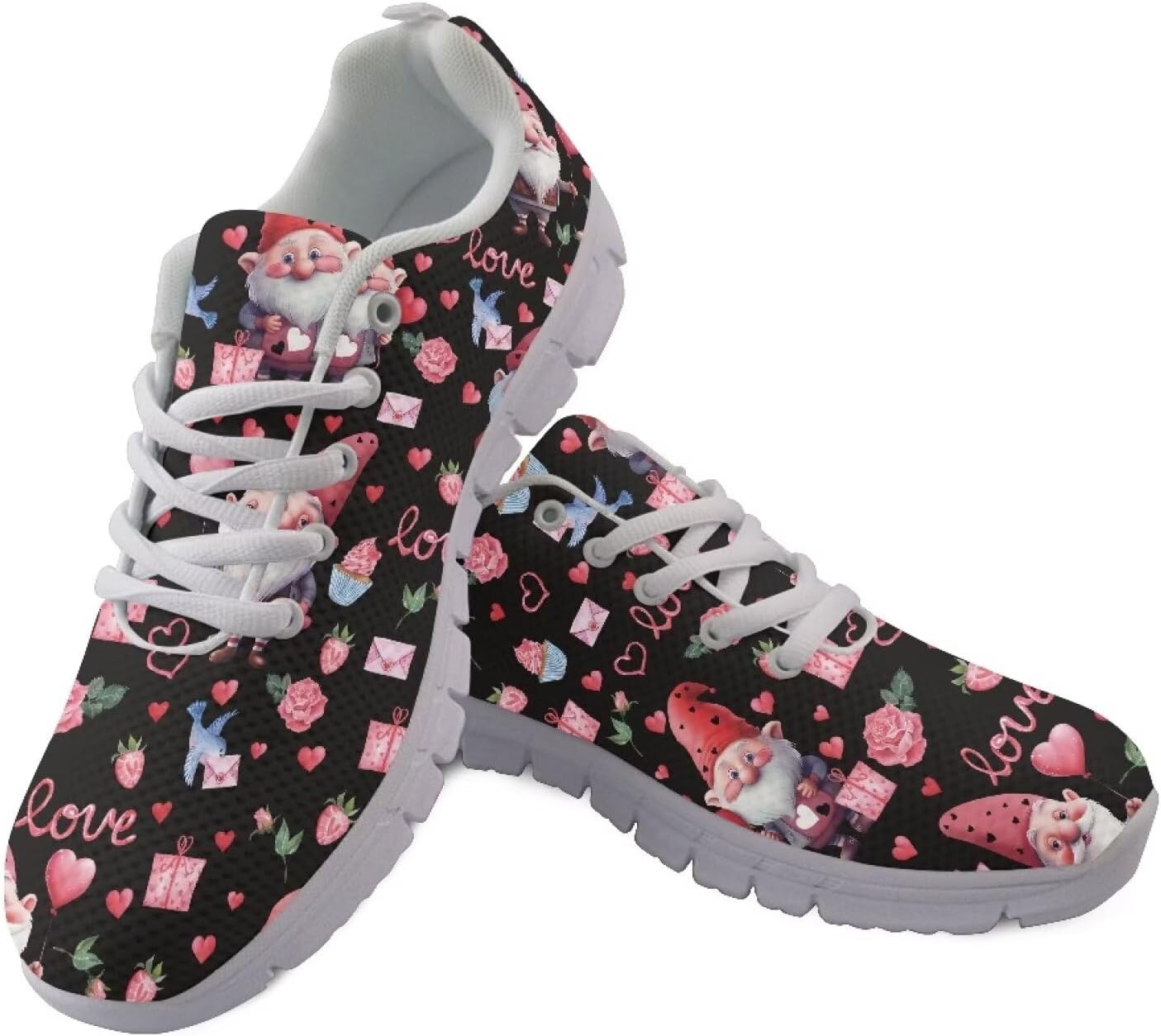 

Кроссовки для спорта и атлетики AmzPrint для мужчин, белая подошва, беговые кроссовки, тренировочные, прогулочные и повседневные, размер 6.5-13.5 US