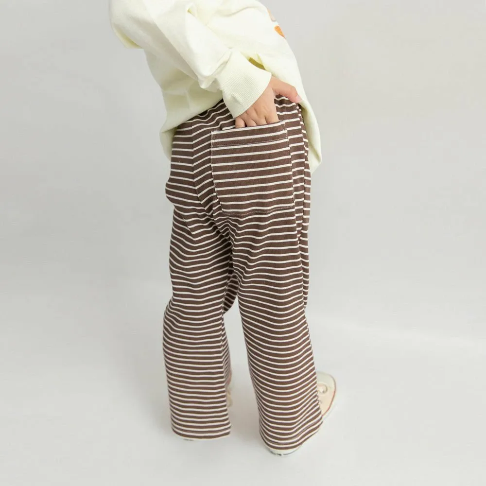 Рубчатые брюки-клеш Branshes, 93: Brown_Border
