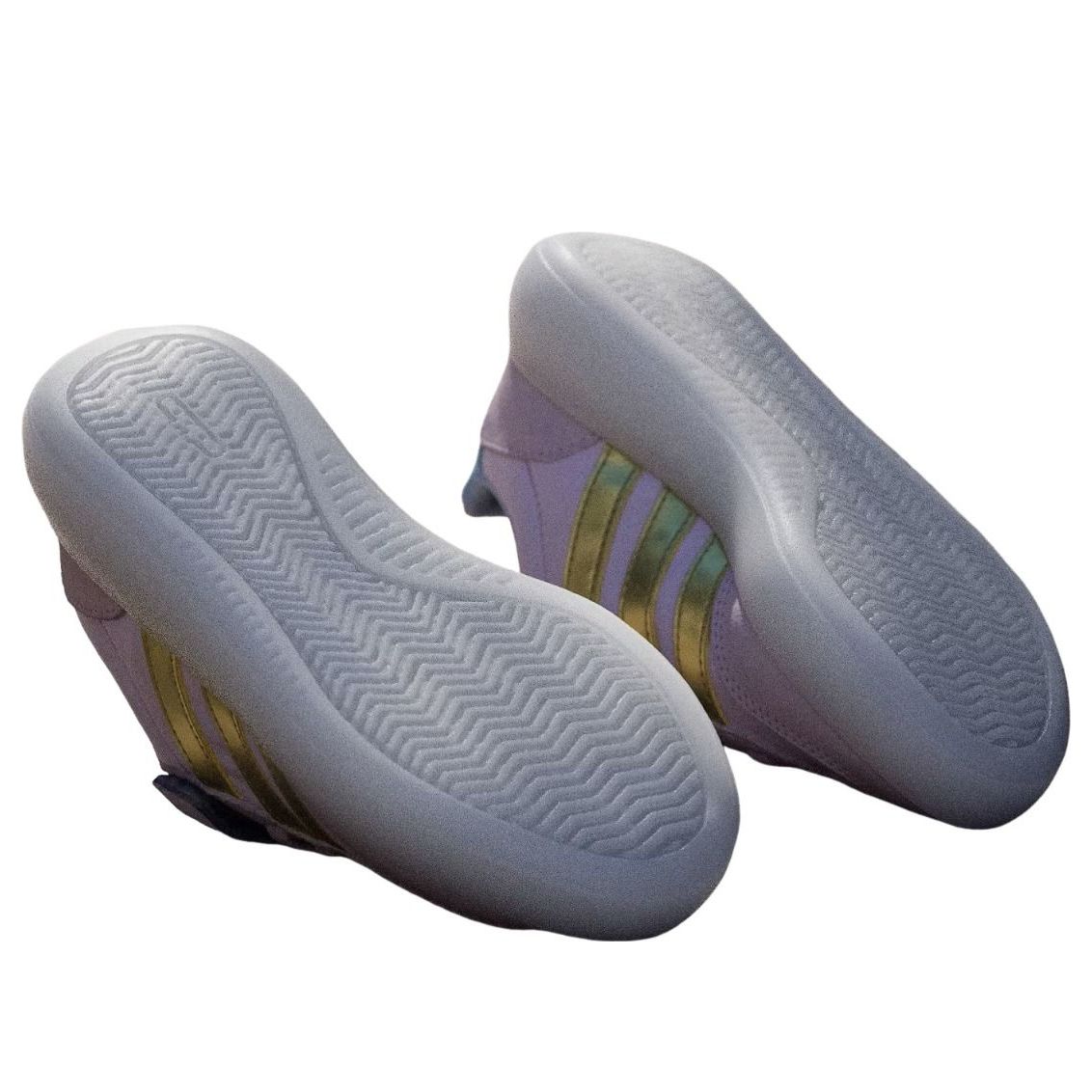 (PS) Adidas x Disney Frozen Barreda Decode 'Ice Lavender Gold Metallic' — фото 3