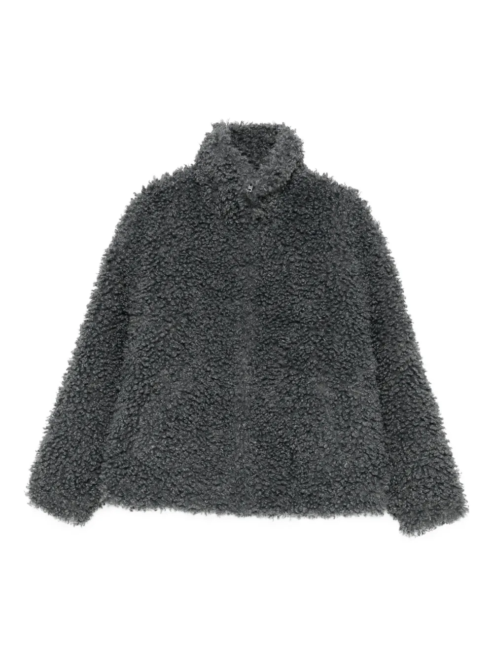 

Куртка-тедди с высоким воротником Acne Studios, серый