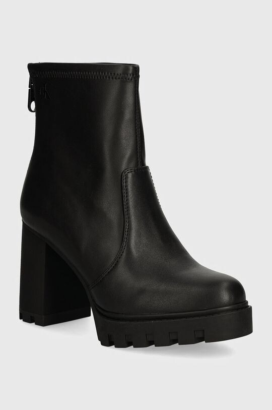 HEEL PLATFORM ZIP BOOT Ботильоны MG NAPPA Calvin Klein Jeans, черный