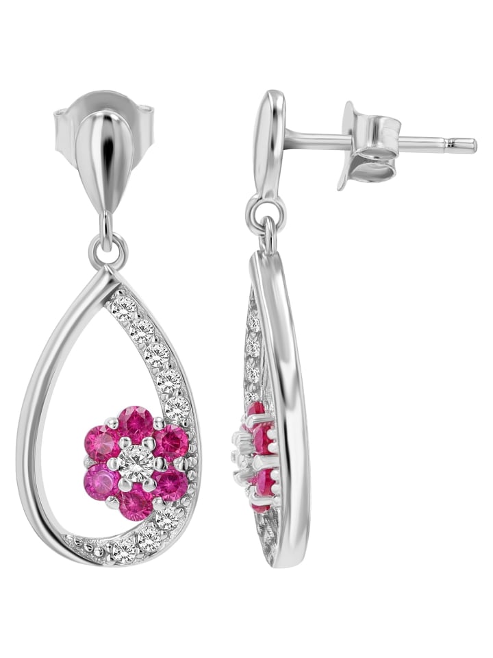 

Adeliás Женские серьги - серьги из серебра 925 пробы с цирконами в серебряной оправе