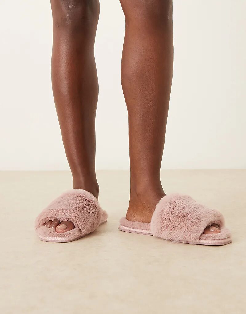 Туфли-мюли Ziva ASOS DESIGN пыльно-розового цвета — фото 3