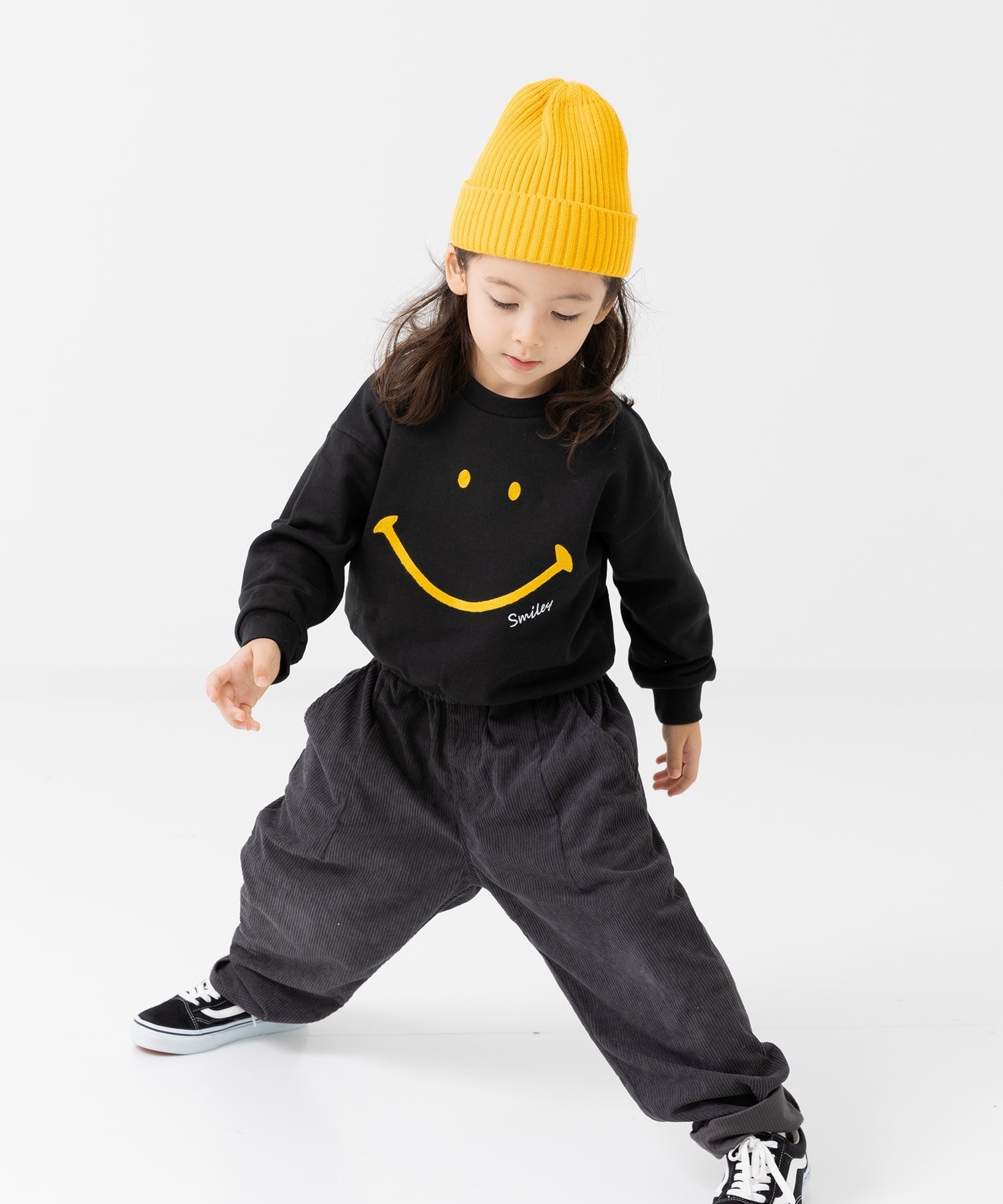 Флисовая толстовка со смайликом Smiley Face, black — фото 2
