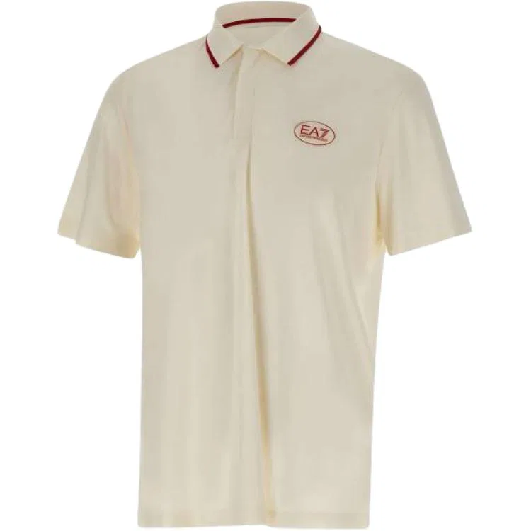 Поло EA7 SS26 мужское EMPORIO ARMANI, White