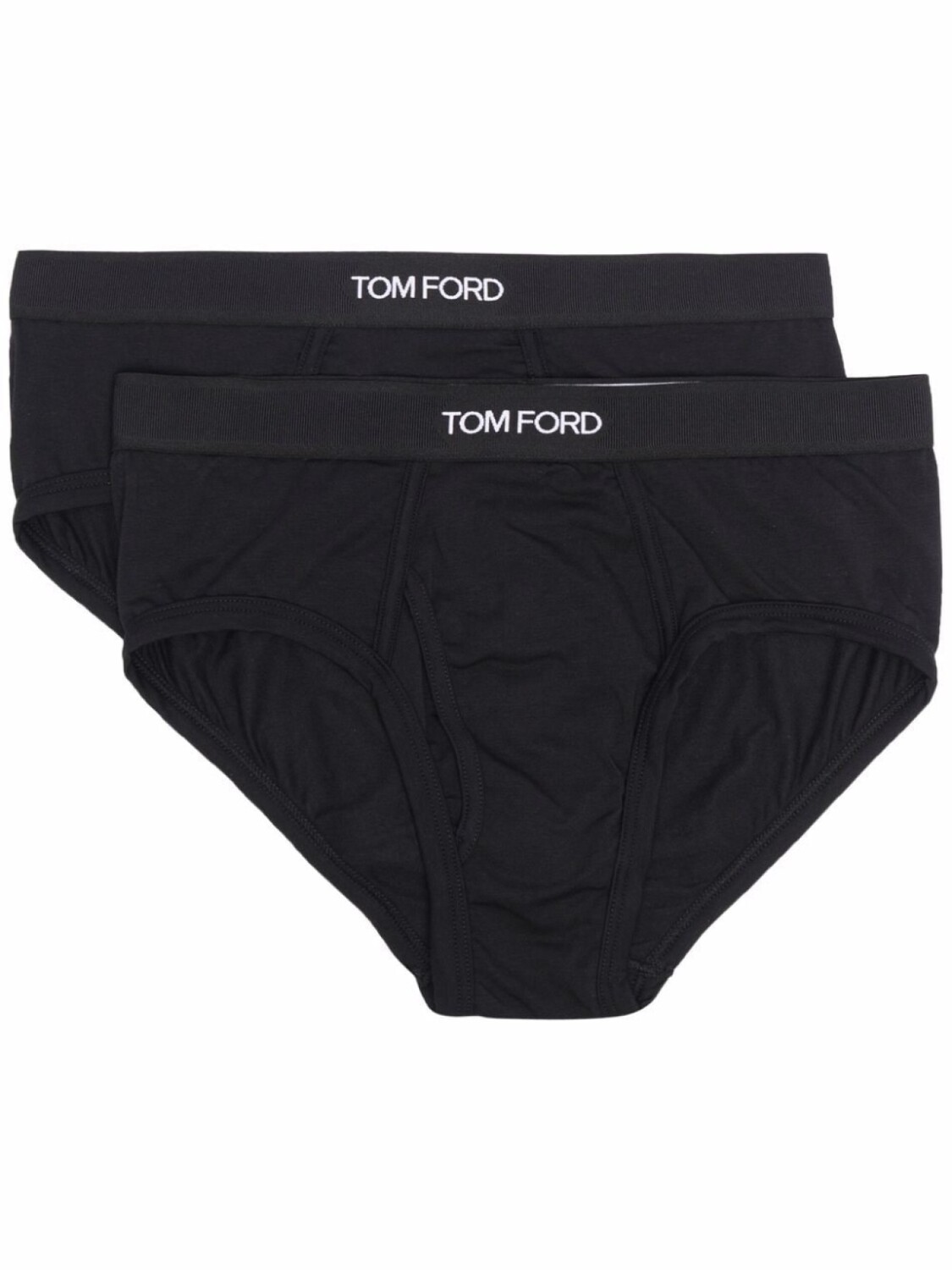 

TOM FORD комплект из двух трусов-брифов с логотипом, черный