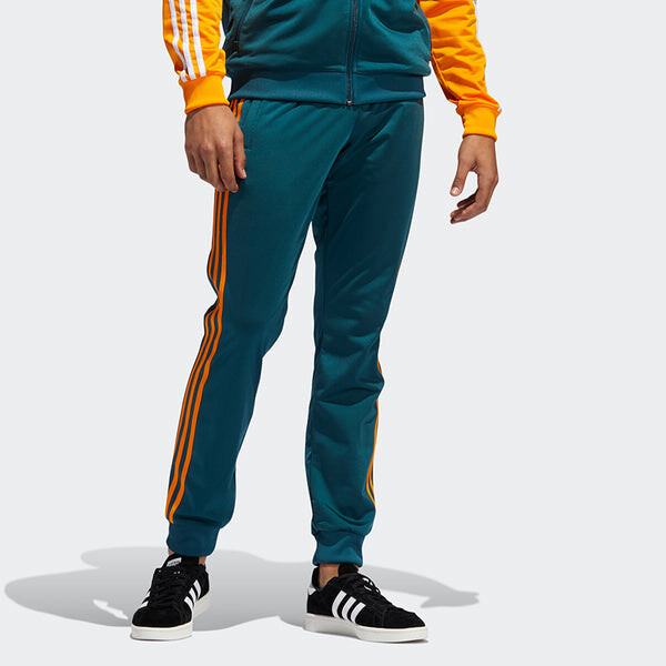 Спортивные штаны adidas originals 3 Stripe Track Casual Sports Trousers Men's Green, зеленый — фото 2