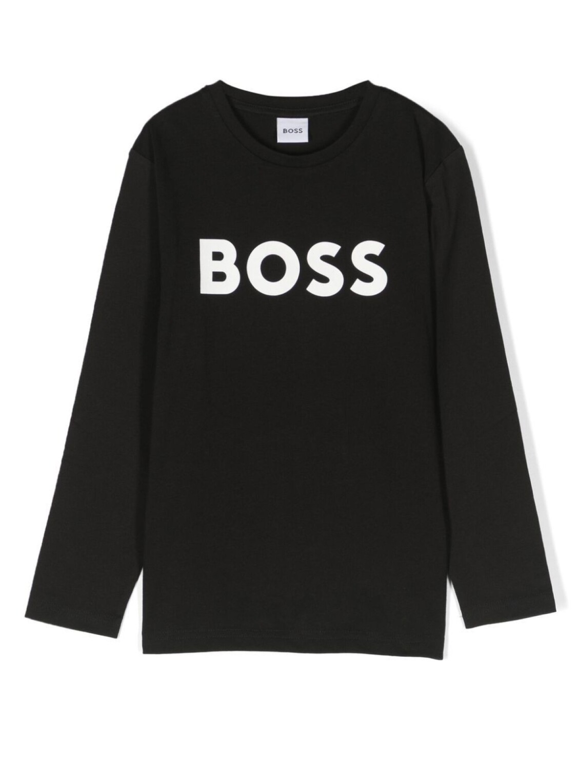 

BOSS Kidswear футболка с длинными рукавами и логотипом, черный