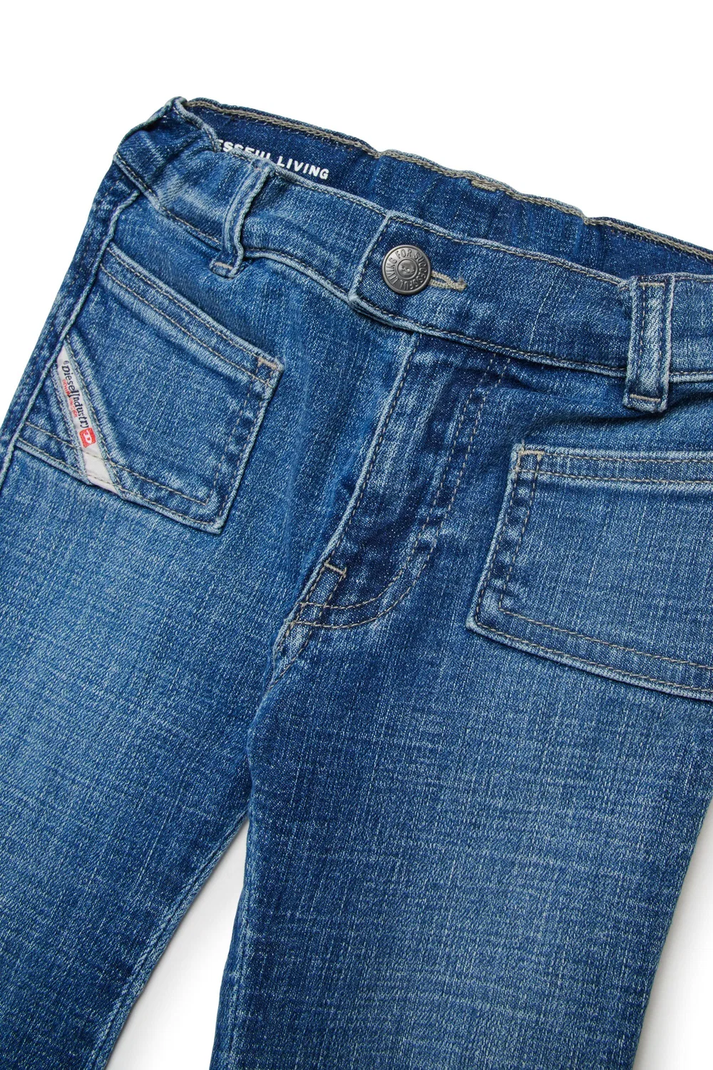 Детские джинсовые штаны D-HEKI-B Diesel, Indigo Blue — фото 2
