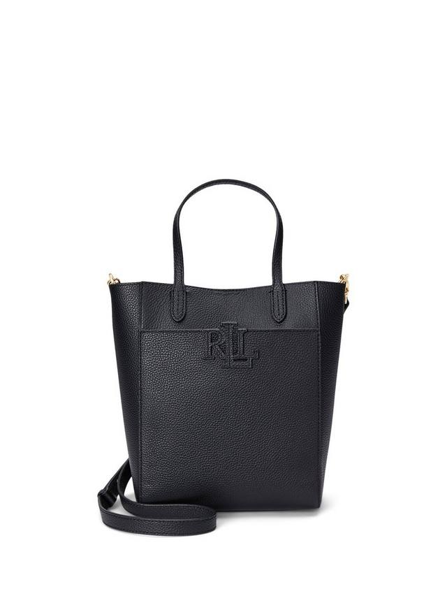 

Сумка-тоут Lauren Cameryn из мелкой зернистой кожи Ralph Lauren, Black