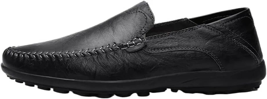 Лоферы мужские Leather Driving Outdoor, Black UOPYNE