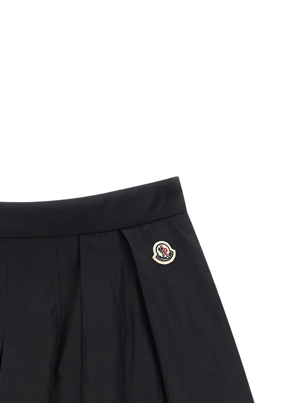 Широкая юбка с защипами Moncler Enfant, черный — фото 3