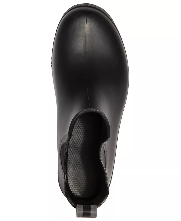 Женские демисезонные резиновые полусапоги Chelsea Ankle Rain Boots Everywear Totes, черный — фото 4
