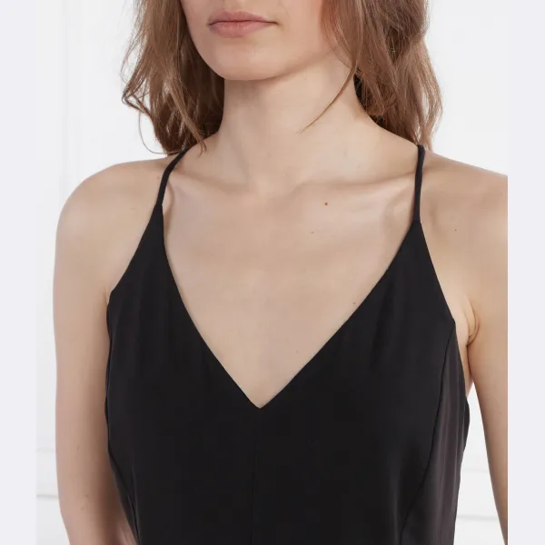Комбинезон стандартного кроя до щиколотки Calvin Klein, черный — фото 2