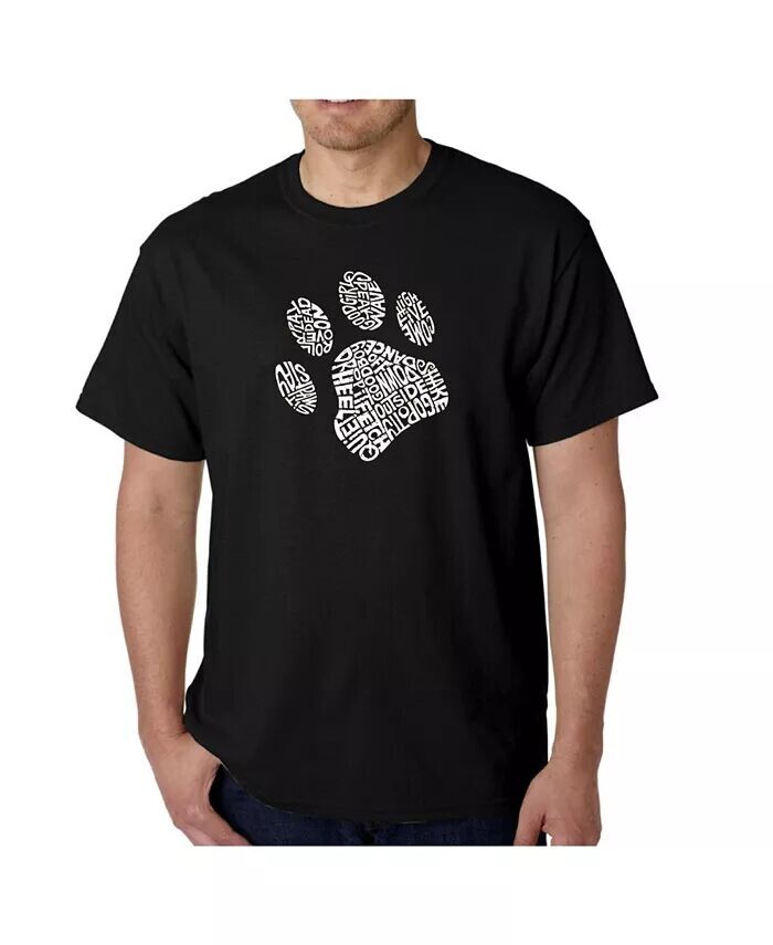 

Футболка мужская Word Art - Dog Paw LA Pop Art, черный