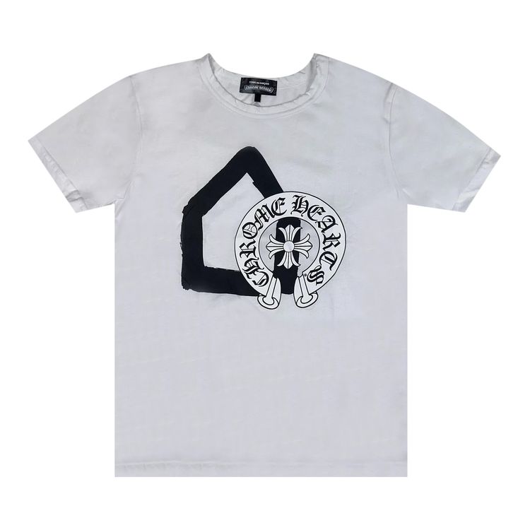 

Футболка Comme des Garçons x Chrome Hearts Tee 'White', белый