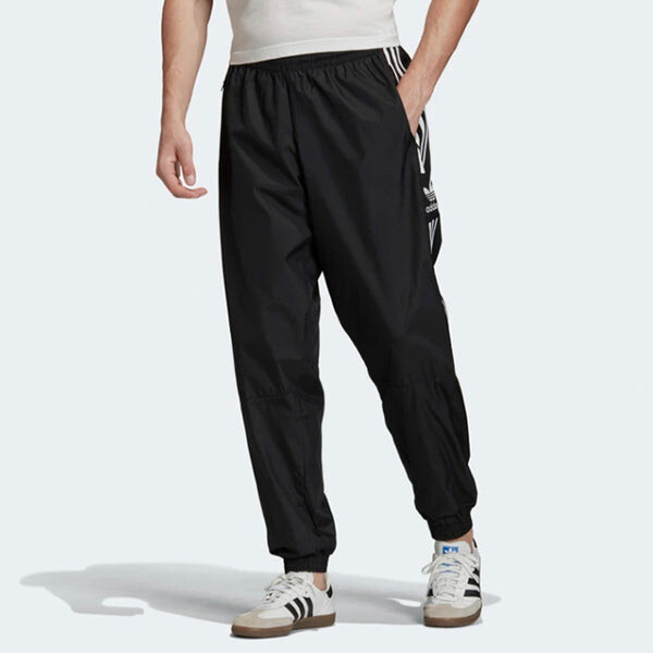 Спортивные штаны adidas originals Lock Up Track Pants Classic Stripe Sports Long Pants Black, черный — фото 4